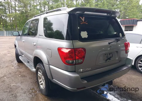 2005 Toyota Sequoia Limited V8 из США, поврежденный, VIN 5TDBT48A75S256810